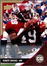 Robert Brooks Card 2014 Upper Deck Conference Greats Autographs #71 