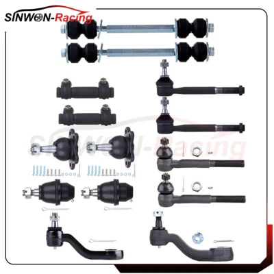 14X Front Tie Rod Ends Sway Bars Pitman Arm For 1995-2000 Chevrolet K2500 Tahoe - Image 1 of 4