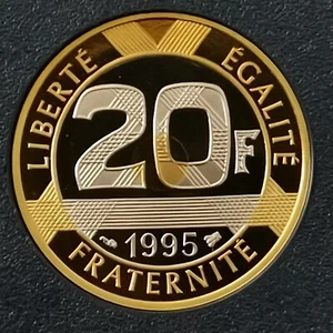 20 FRANCS MONT SAINT MICHEL 1995 BE BELLE EPREUVE 4796 Ex. FRANCE / UNC ISSUE DU - Picture 1 of 2