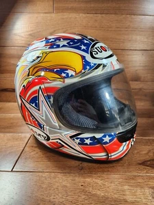 SUOMY SPEC1R AIRTRIX Extreme Eagle Full Face Motorcycle Helmet Sz L 7 1/4-7 3/8 - Picture 1 of 17