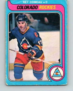 (HCW) 1979-80 O-Pee-Chee #385 Rey Comeau NHL  Rockies 10652