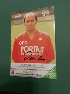 K. Offenbach , G. Paulus , Autogrammkarte , Fussball - Bild 1 von 1