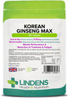 Lindens Korean Ginseng Max 3125mg Tablets 50mg Ginsenosides Quality Natural