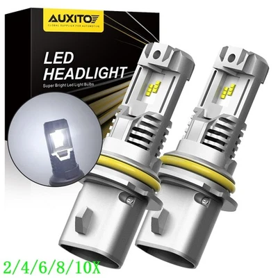 Super 9007 LED Headlight Bright Bulb 6500K for Ford F150 1997-03 F250 97-04 2/4X Foto 1 de 4