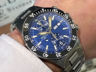 Ball Roadmaster Rescue 计时码表限量版蓝色 43 毫米 - DC3030C-SJ-BE - — 第 1/4 张图片