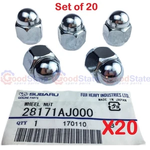 GENUINE Subaru Impreza Forester Liberty Outback BRZ XV Wheel Nut Set of 20 - Picture 1 of 5