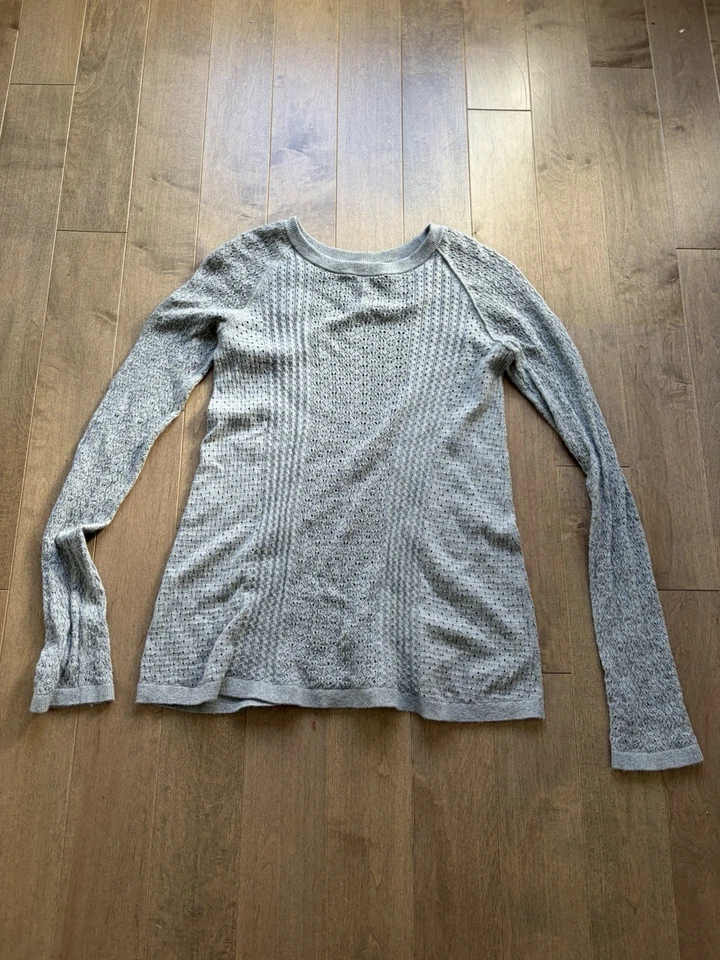 Suéter Túnicas Top Ivivva By Lululemon 100% Algodón Tejido Talla 12 Foto 1 de 4