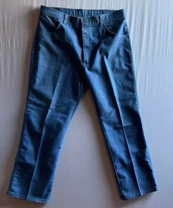 WRANGLER Jeans Mens 38x29 Blue Denim Cowboy Cut Western Fit Vintage - Picture 1 of 8