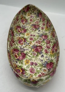 Royal Winton Grimwades Summertime Chintz Canoe Celery Olives Dish Bowl CE10 - Picture 1 of 10
