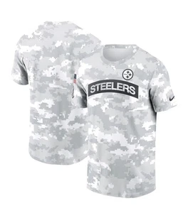 Pittsburgh Steelers Salute to Service Arctic Camo Shirt BRAND NEW M Authentic - Picture 1 of 3