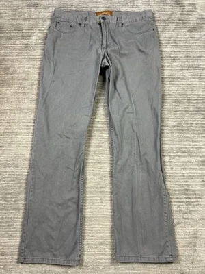 Jeans masculino camelo vermelho 36x32 cinza perna reta casual - Imagem 1 de 4