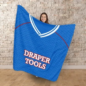 Soton Retro 1987 Away Football Shirt Personalised Fleece Blanket - Picture 1 of 5