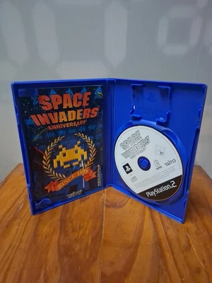 Space Invaders Anniversary PlayStation PS2 Game + Manual PAL Tested  - Image 1 of 4