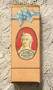 Antigua caja de polvo de baño Richard Hudnut DuBarry vintage RARA DIFÍCIL DE ENCONTRAR tocador - Imagen 1 de 9