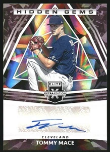 2022 Elite Extra Edition Hidden Gems Autographs Black #66 Tommy Mace - Picture 1 of 2