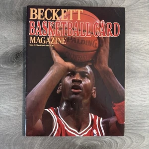 Michael Jordan Cover Beckett Basketball Card Magazine Issue #1 März/April 1990 - Bild 1 von 10