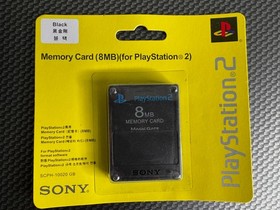 PS2 PlayStation 2 Official OEM Sony 8MB Memory Card - SEALED NIB