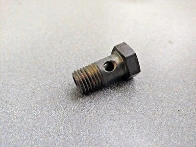 NICE USED ORIGINAL PORSCHE 924 944 911 930 FUEL DISTRIBUTOR FILTER BANJO BOLT - Image 1 of 4
