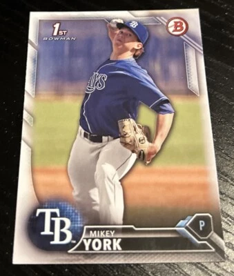 2016 Bowman Mikey York 1st Bowman - Image 1 of 2