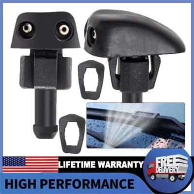 Set of 2 Car Window Windshield Washer Spray Wiper Sprinkler Nozzle Universal Jet - Image 1 of 4