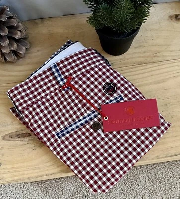 Pantalones Cortos Southern Proper Club Guinga Cuadros Elección EE. UU. Frente Plano Para Hombres 32 Foto 1 de 4