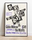THE MISFITS CLARK GABLE ARILYN MONROE REPRO Film Poster 36"x24" (similar to A1 )