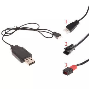 3.7V Battery USB Charger SM JST 2P MX2.0-2P X5 For RC Helicopter Quadcopter T-lk - Bild 1 von 11