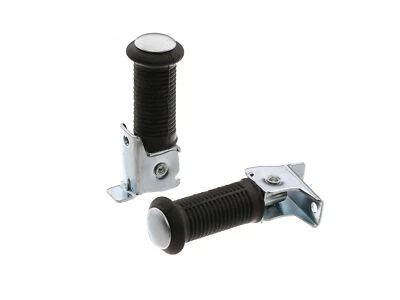 Set: 2x Beifahrerfußraste, rund, verzinkt - Bild 1 von 4