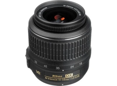 (Open Box) Nikon NIKKOR 18-55mm f/3.5-5.6 VR AF-S Zoom F-Mount Lens - Image 1 of 2