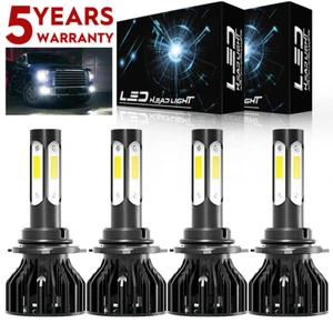 Faro delantero LED haz alto/bajo 9005 bombillas 6000 k para Kia Optima 2016 2017-2019 - Imagen 1 de 9