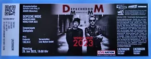 Konzertkarte Depeche Mode Memento Mori 2023 Olympiastadion München - Bild 1 von 1