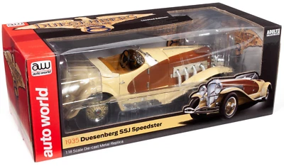 Auto World 1935 Duesenberg SSJ Speedster 1:18 Scale Diecast Car AW305 - Image 1 of 4