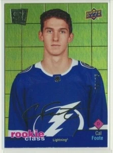 2020-21 Upper Deck Extended Gold Rookie Class 30 Cal Foote /75 Tampa Lightning - Picture 1 of 1