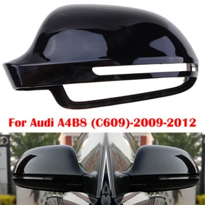 Cubierta del espejo retrovisor izquierda para Audi A3 A4 A5 S5 B8 RS3 RS4 RS5 negro brillante - Imagen 1 de 9