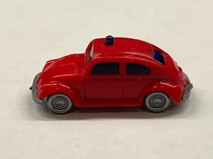 Wiking VW-1300 Volkswagen Bug Beetle Car Automobile Red N-Scale Fast Shipping - Picture 1 of 6
