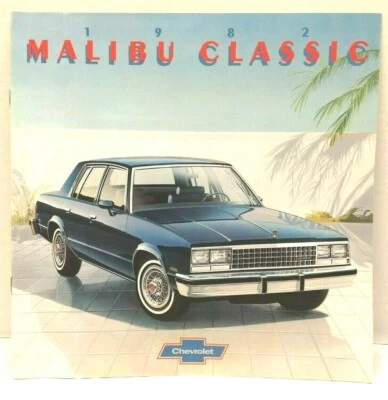 Chevrolet Malibu 1982 folleto de ventas de concesionario - Nuevo de Lote Antiguo Concesionario Chevy 82 OEM Foto 1 de 4