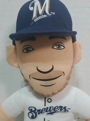 Ryan Braun Plush Stuffed 15" Toy Brewers Baseball Rallymen Doll Cover