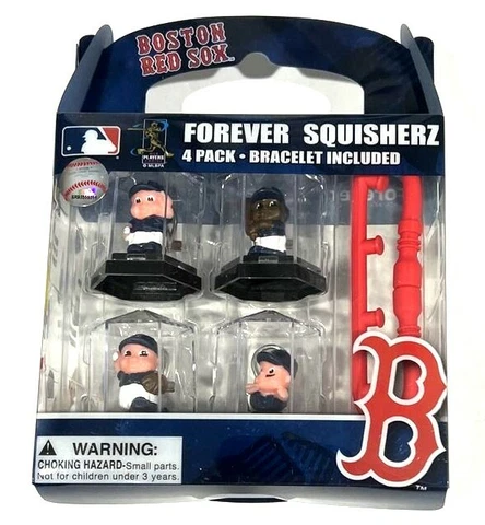 Boston Red Sox Forever Squisherz Keychains with Bracelet Cover