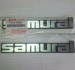 FITS FOR SUZUKI SAMURAI SJ413 SJ413Q SIDE EMBLEM BADGE LOGO 77815-83060 pair - Picture 1 of 8