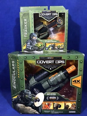 New  VIBRASONIC BINOCULARS & RECON TRACKER - SpyNet COVERT OPS Spy Gear Lot Foto 1 de 4