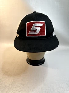 Snap On Tools w/red S Logo Black adjustable Trucker Hat - Picture 1 of 6