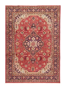 Tabriz Alfombra Persa Hecha a Mano 348x246 cm-Fine, Oriente, Carpet, Manta, Rojo - Picture 1 of 11
