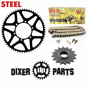 Kit de transmisión por cadena de piñones 15t +50t + DID Honda CBR 600RR (2003-2024) Stunt 600-RR - Imagen 1 de 8
