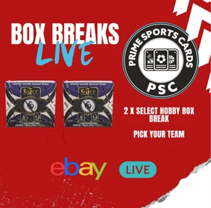 Ipswich Town - 2 cajas EPL 24/25 Select Break EBAY LIVE BREAK 09/09/25 - Imagen 1 de 1