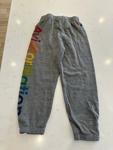 Aviator Nation Kids Surfer Heather Gray Sweatpants Size 6 - Picture 1 of 5