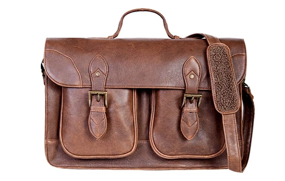 Bolsa de mão Scully Western pasta couro aerosquadron nogueira 05_604_10 - Imagem 1 de 1