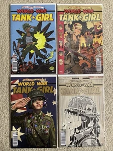 World War Tank Girl #1-4 Complete Series Set 2017 Titan Military Bad Girl Comics - Bild 1 von 5