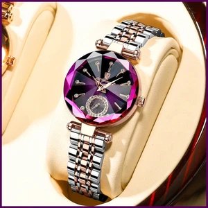Luxus Damen Armbanduhr Elegant Wasserdicht Edelstahl Uhr - 6 Farben - Bild 1 von 30