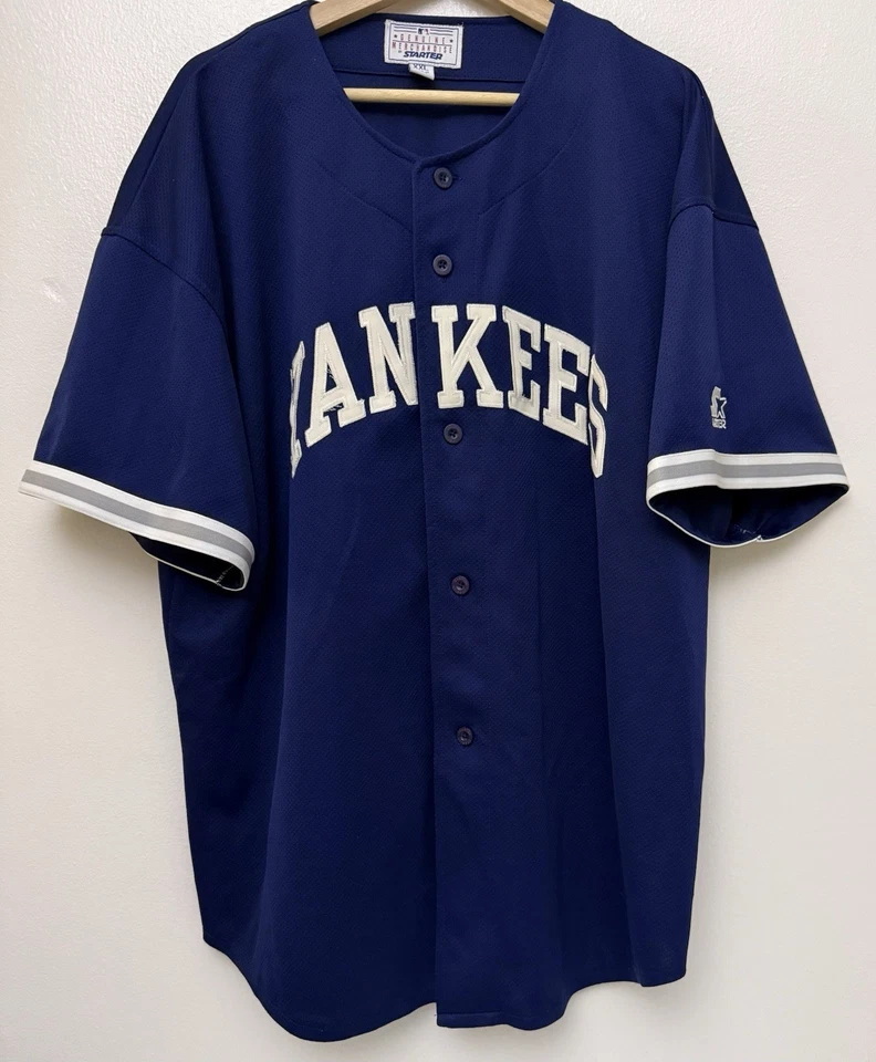 Camiseta deportiva vintage de los 90 New York Yankees auténtica MLB Starter Wade Boggs talla 2XL Foto 1 de 4