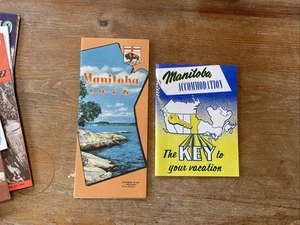 1956 Manitoba Travel Map And Accommodation Book Excellent - Picture 1 of 10